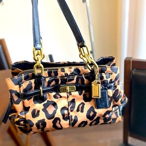 NWOT large authentic Coach bag